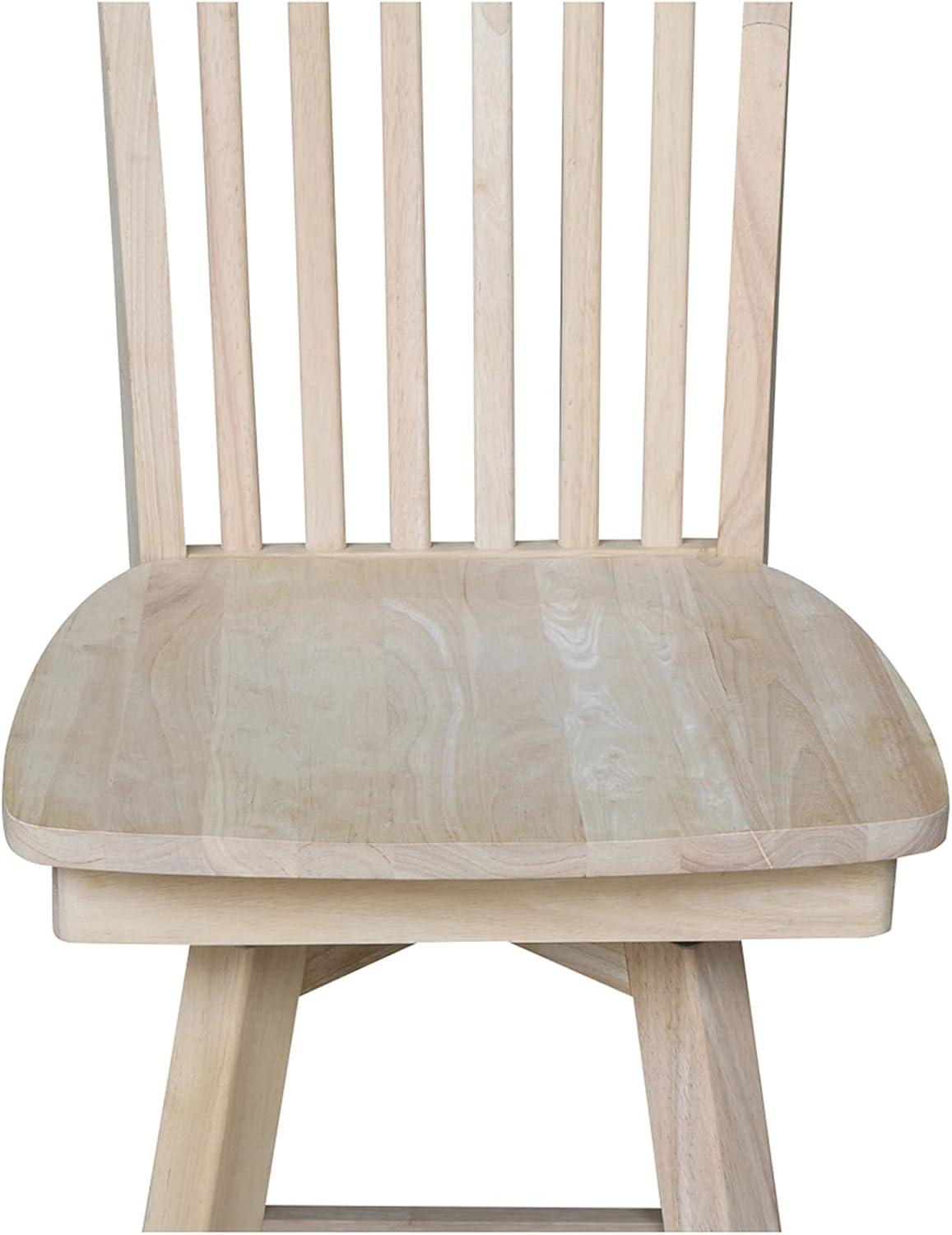 International Concepts Mission Bar Stool, 30", Ready to Finish