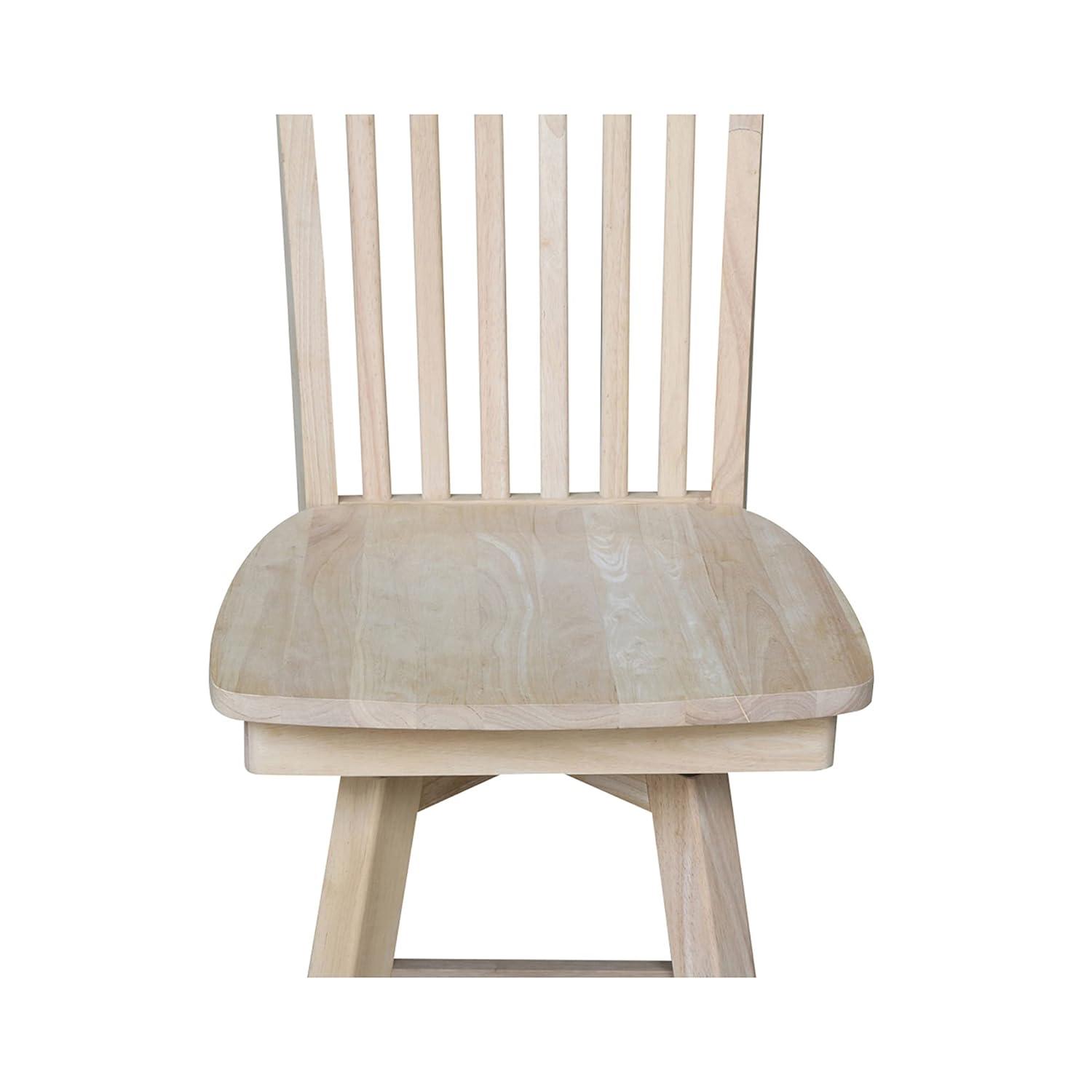 International Concepts Mission Bar Stool, 30", Ready to Finish