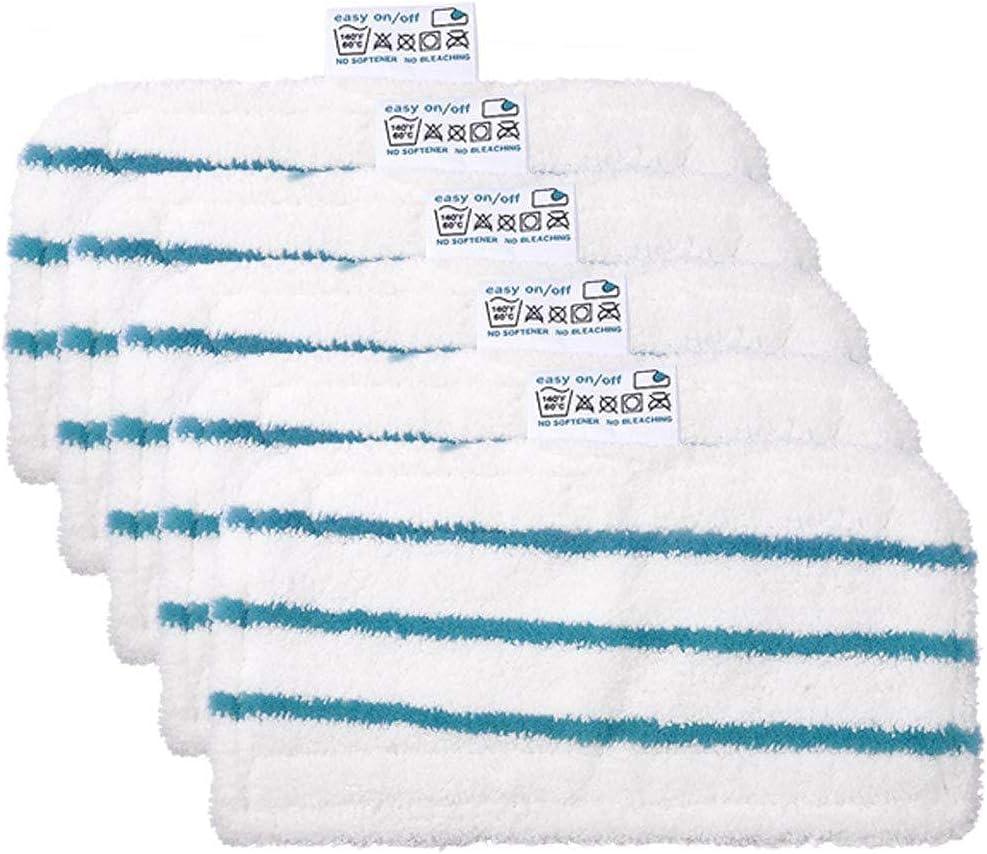 Guckmall Fiber Steam Mop Pads for All Steam Mops (5 Pack)
