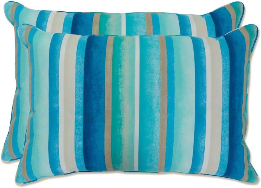 Striped Indoor/Outdoor Throw Pillow (Set of 2)