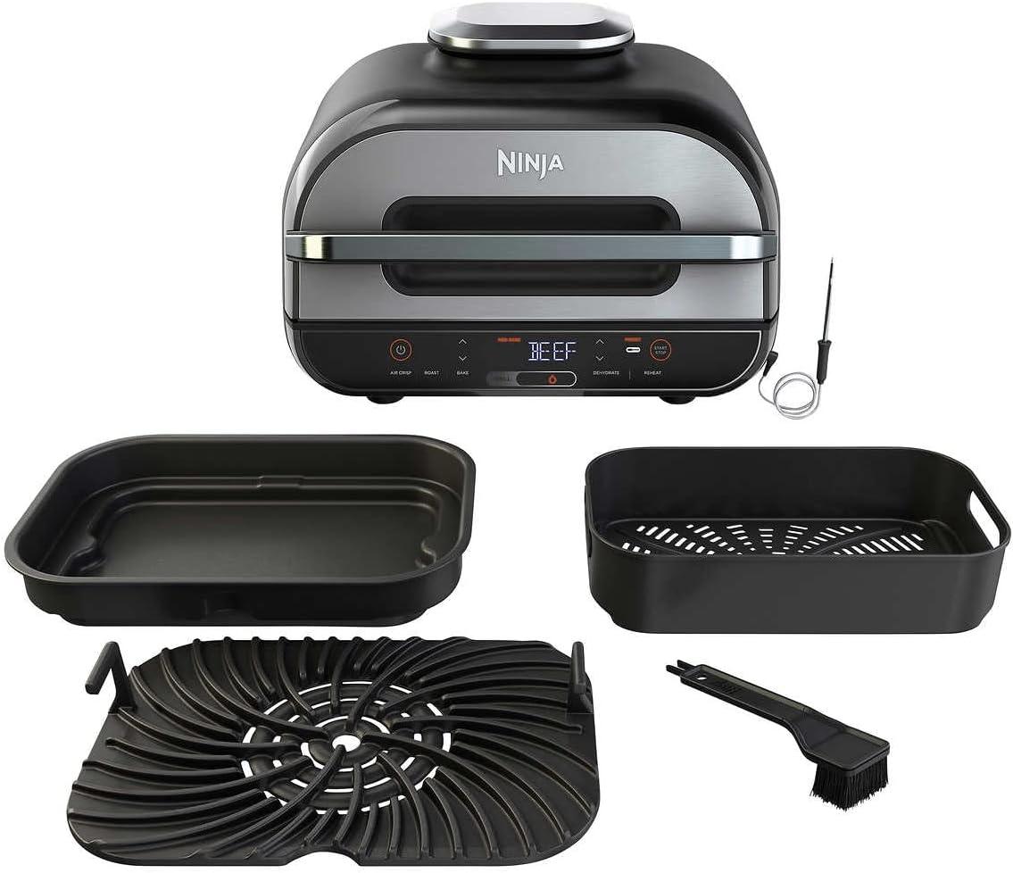 Ninja Ninja Foodi Smart XL 6-in-1 Indoor Grill with 4-qt Air Fryer, Roast, Bake, Broil, & Dehydrate