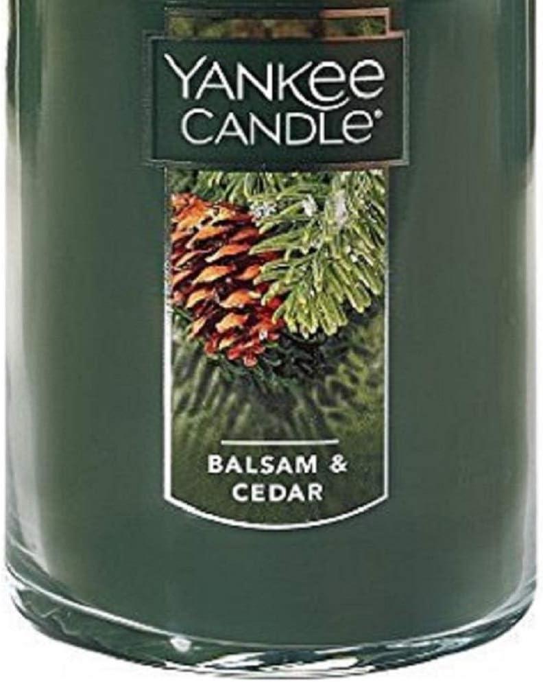 Yankee Candle Balsam and Cedar 1121422 Large Tumbler 22 oz Candle