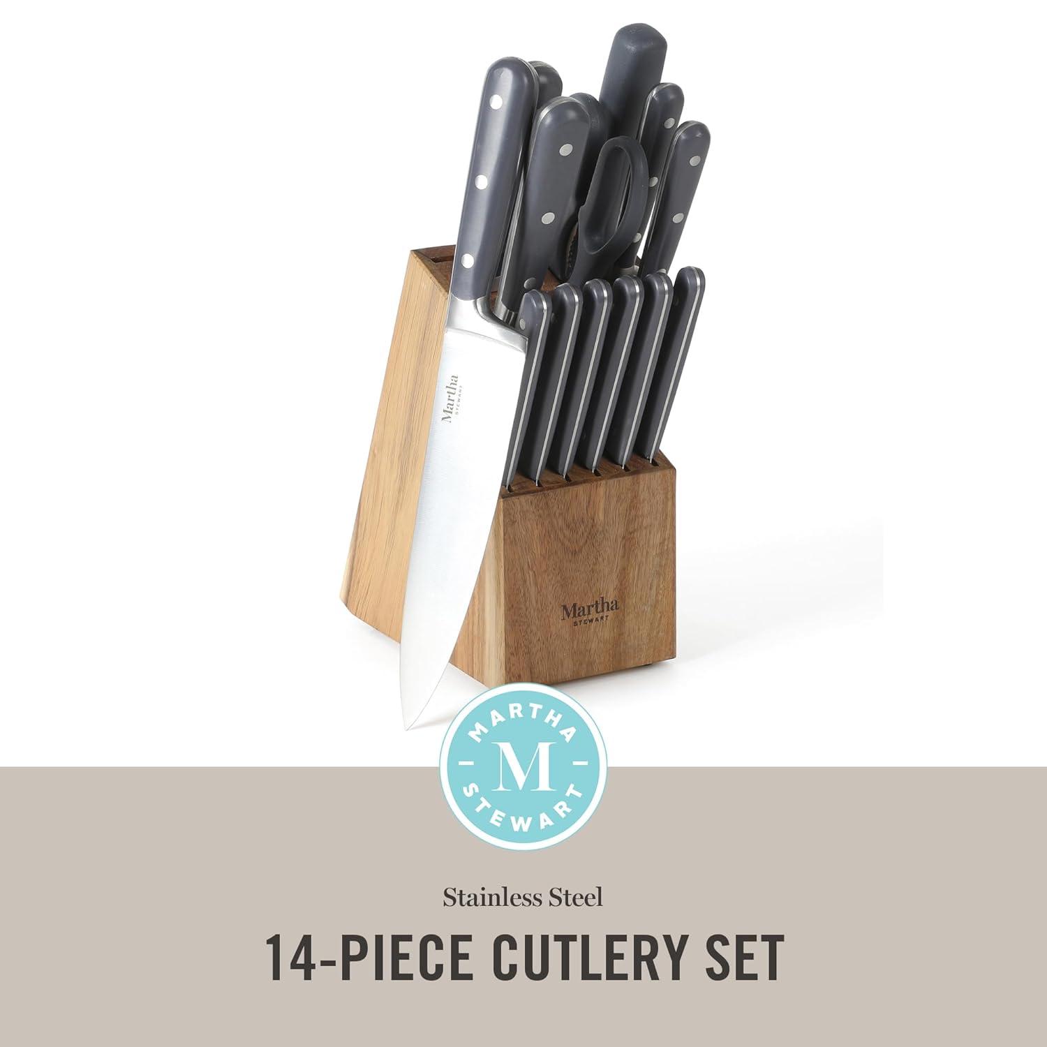 Martha Stewart 14 Piece Knife Block Set