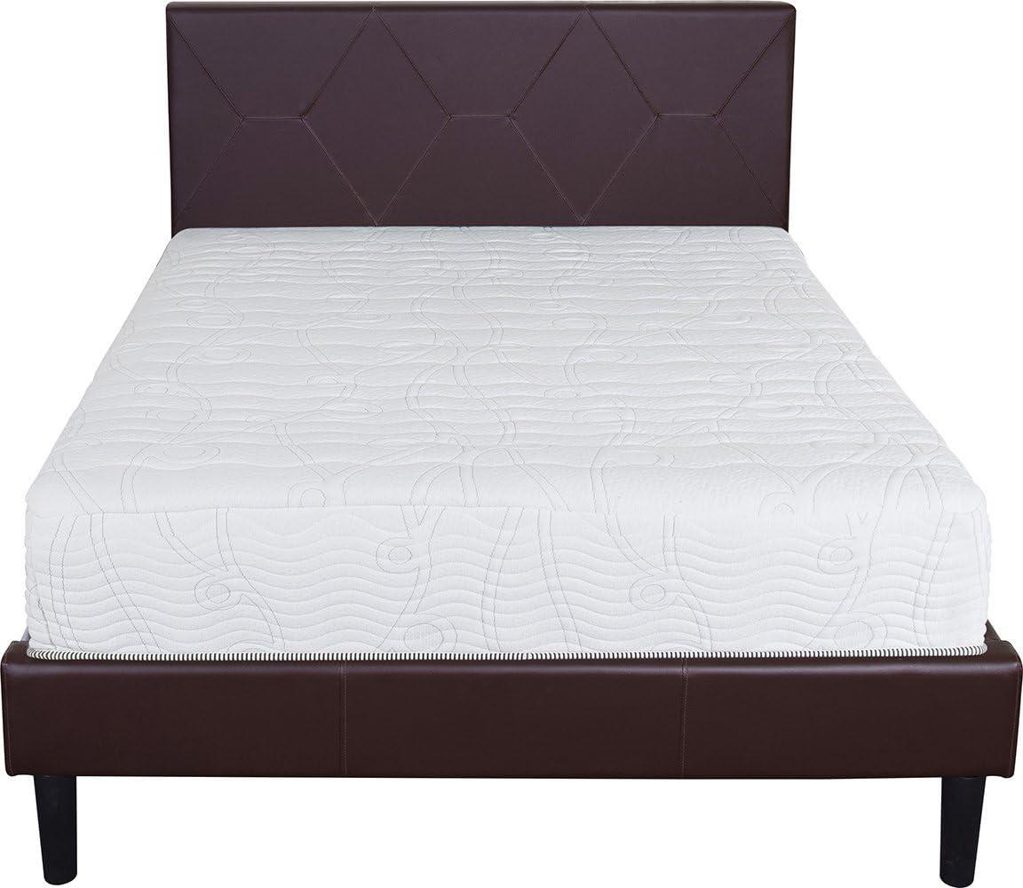 Twin 10-Inch White Gel Memory Foam Hybrid Mattress