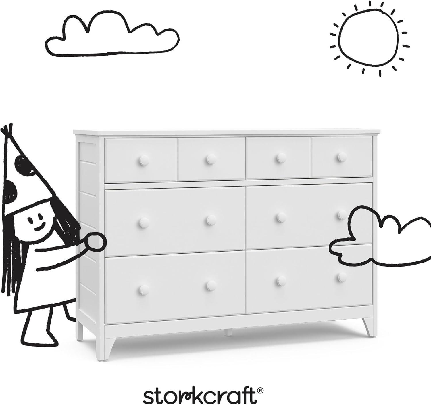 Moss 6 Drawer Double Dresser