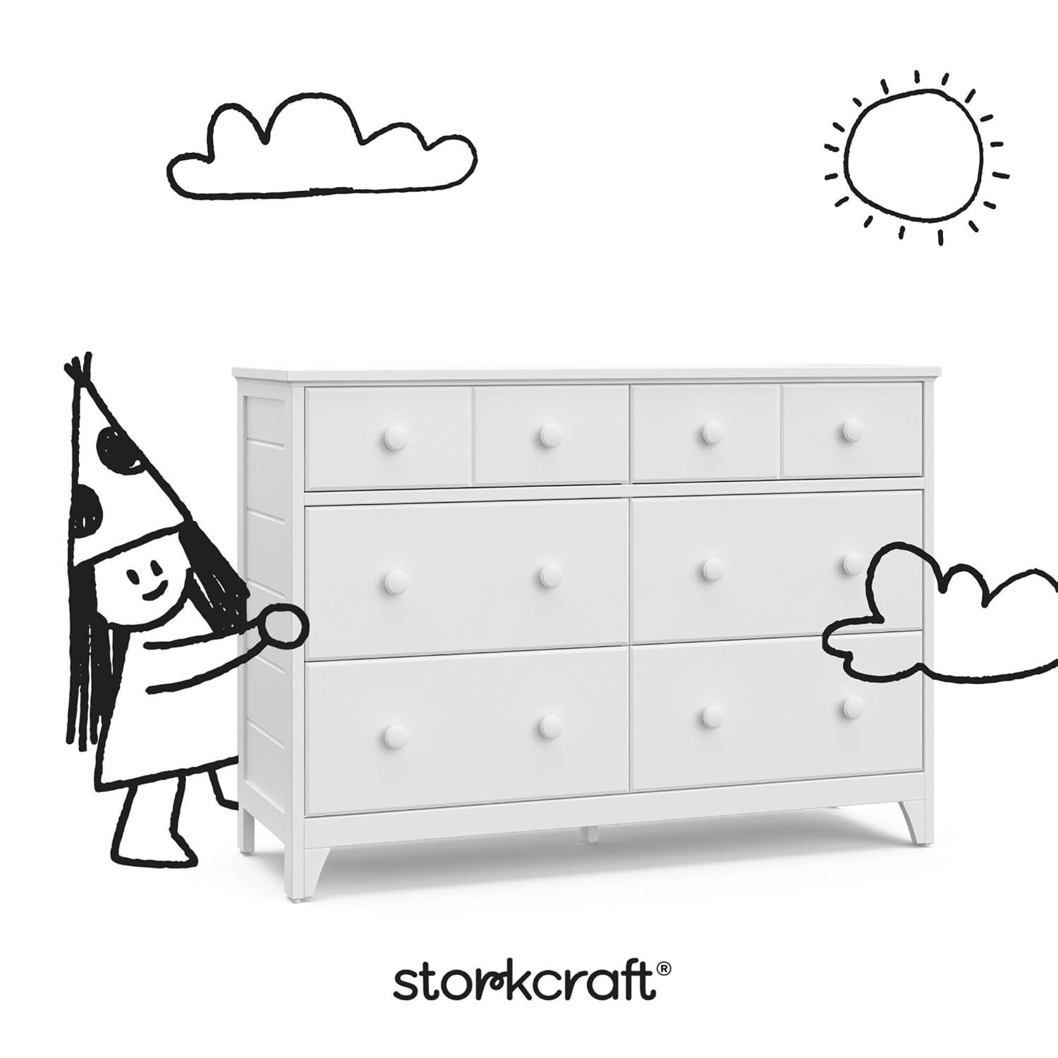 Moss 6 Drawer Double Dresser
