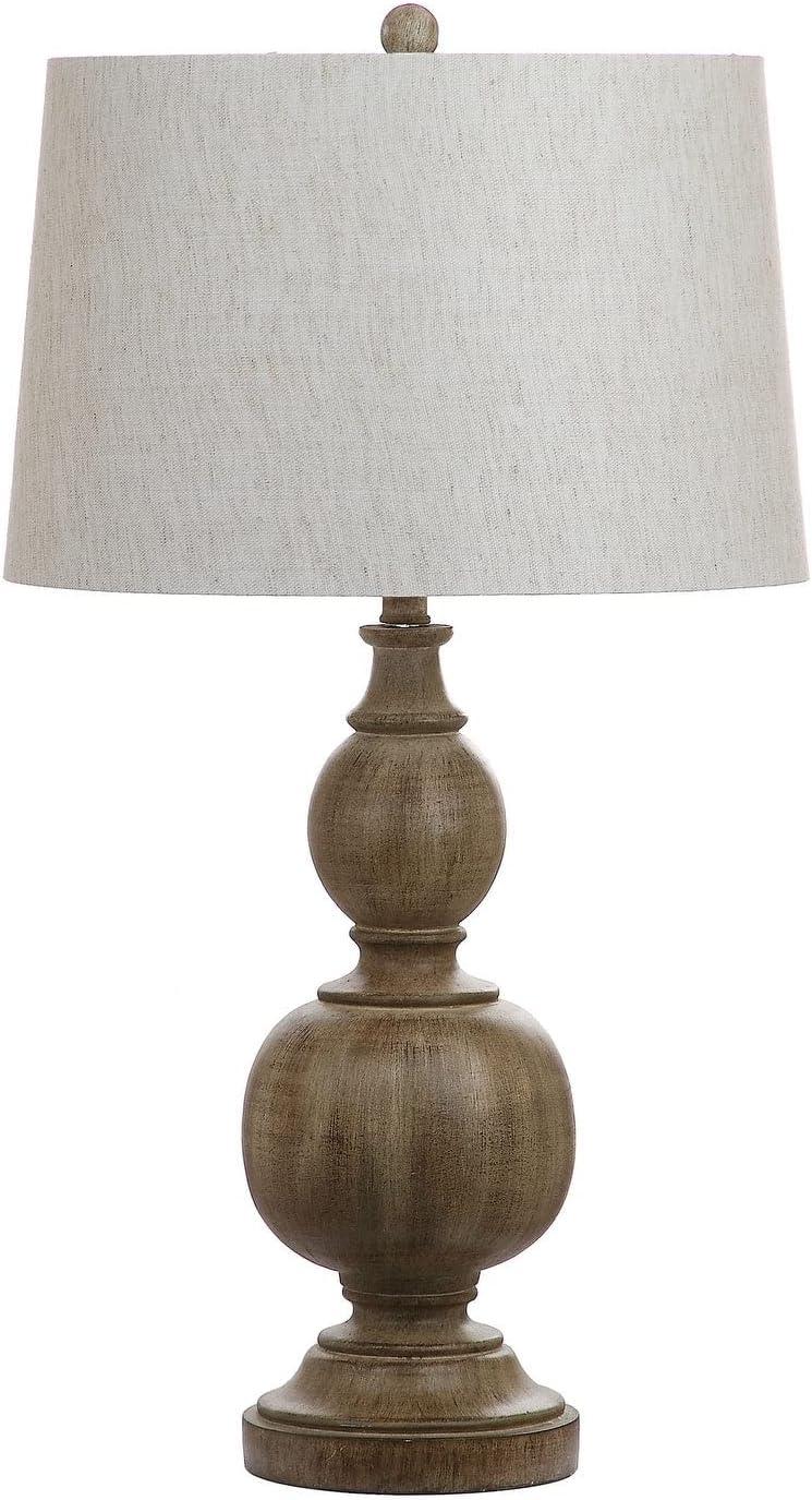 Safavieh Araceli 31.5 in. H Gourd Table Lamp, Brown, Set of 2