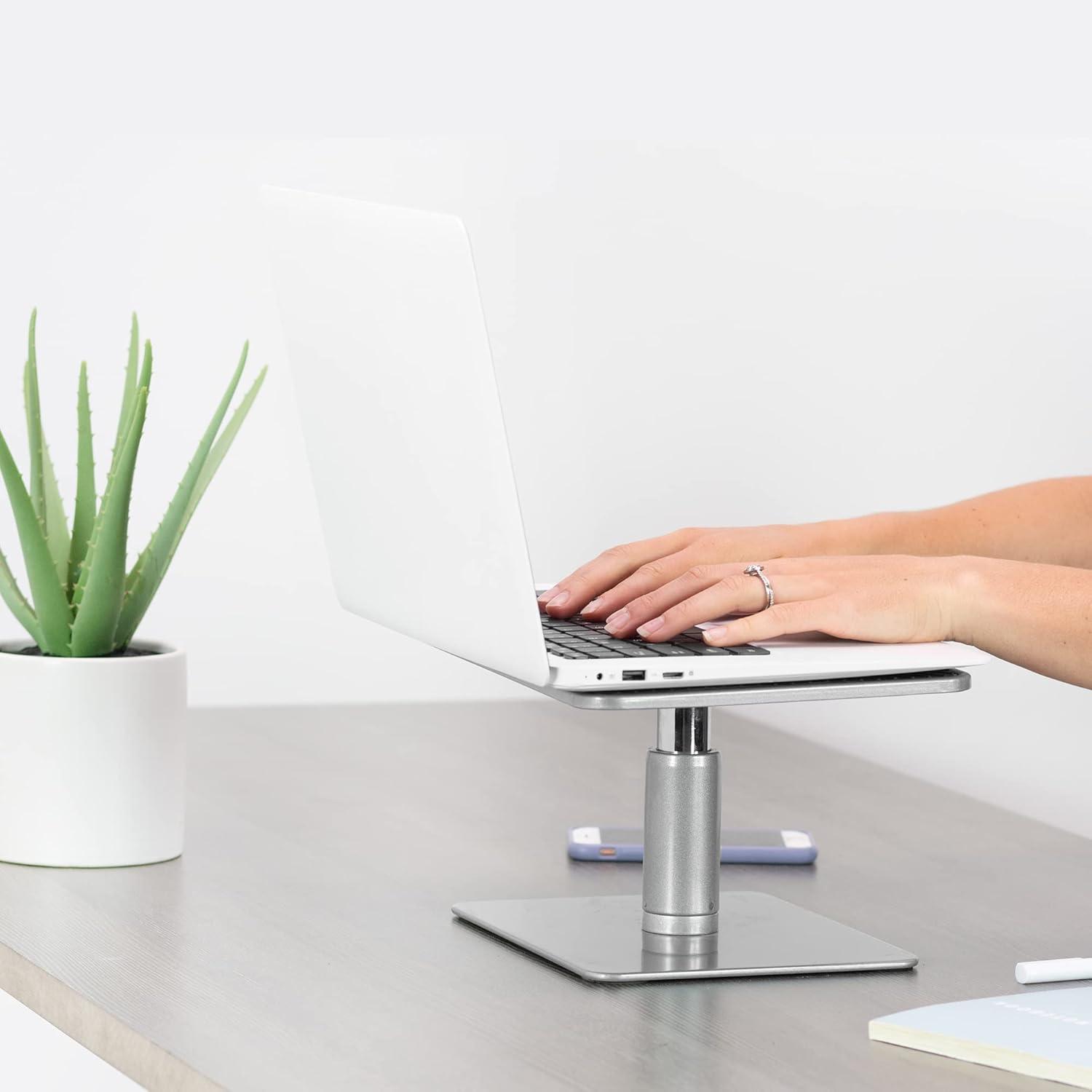 Universal Height Adjustable Ergonomic Computer Monitor and Laptop Riser Stand