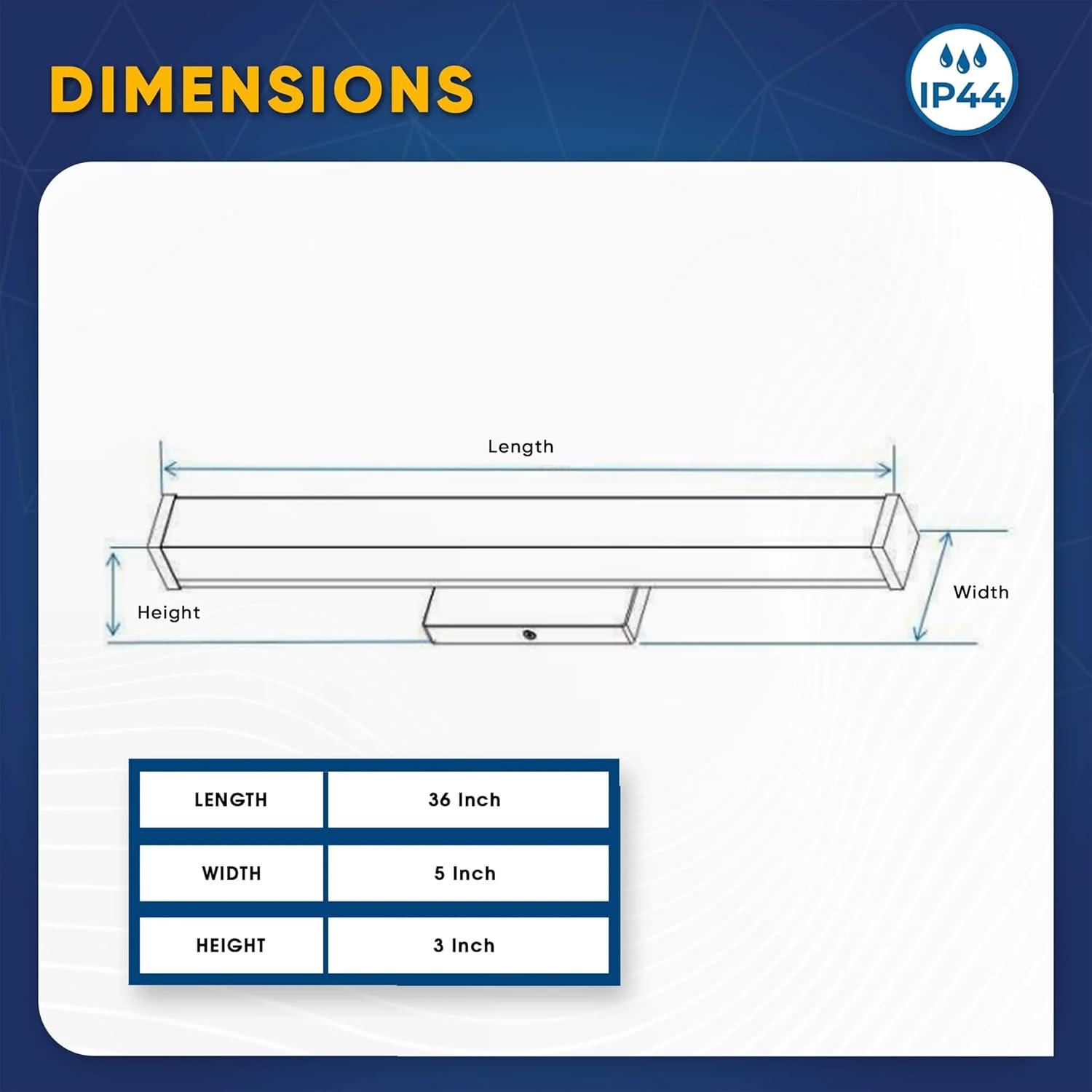 36" Dimmable LED Vanity Light