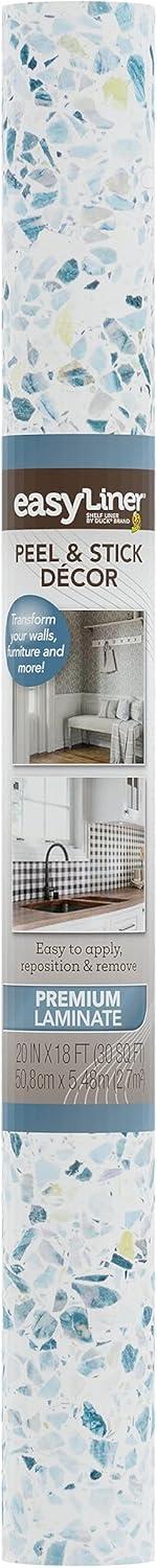 EasyLiner Premium Removable Adhesive Peel & Stick Wallpaper, Sea Glass, 20 in. x 18 ft.