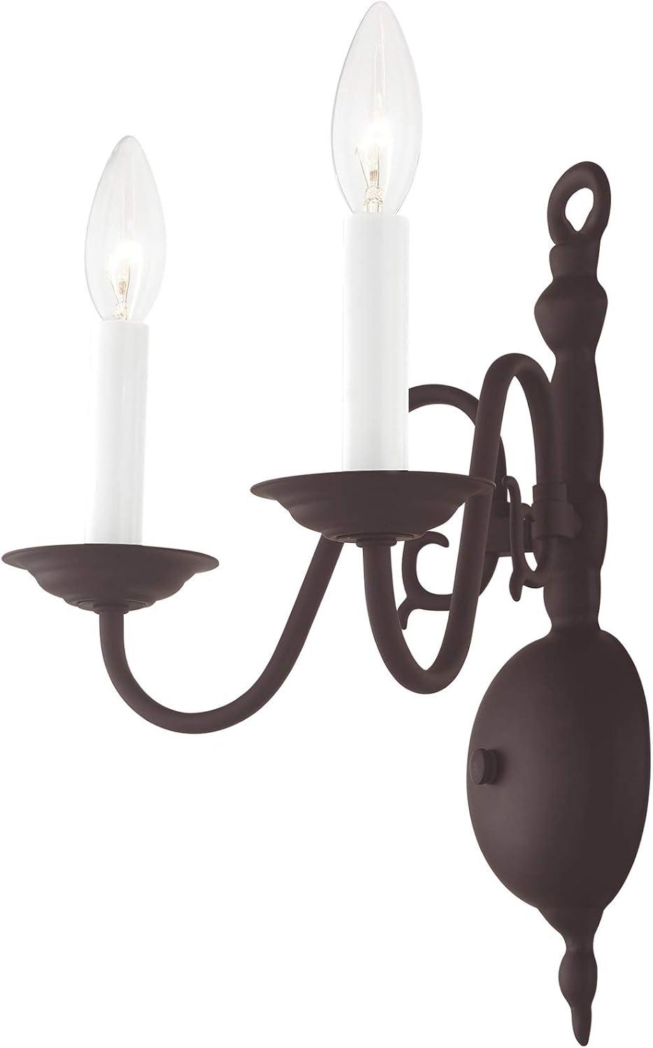 Livex Lighting Williamsburgh 2 - Light Wall Light in  Bronze