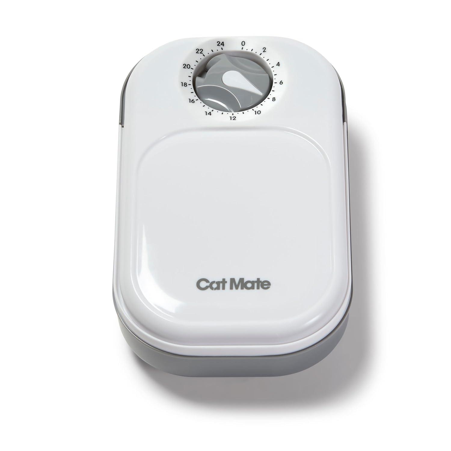 Cat Mate Single Meal Automatic Pet Feeder, BPA-Free, Fly-Proof, Holds 14 oz. of Wet Food