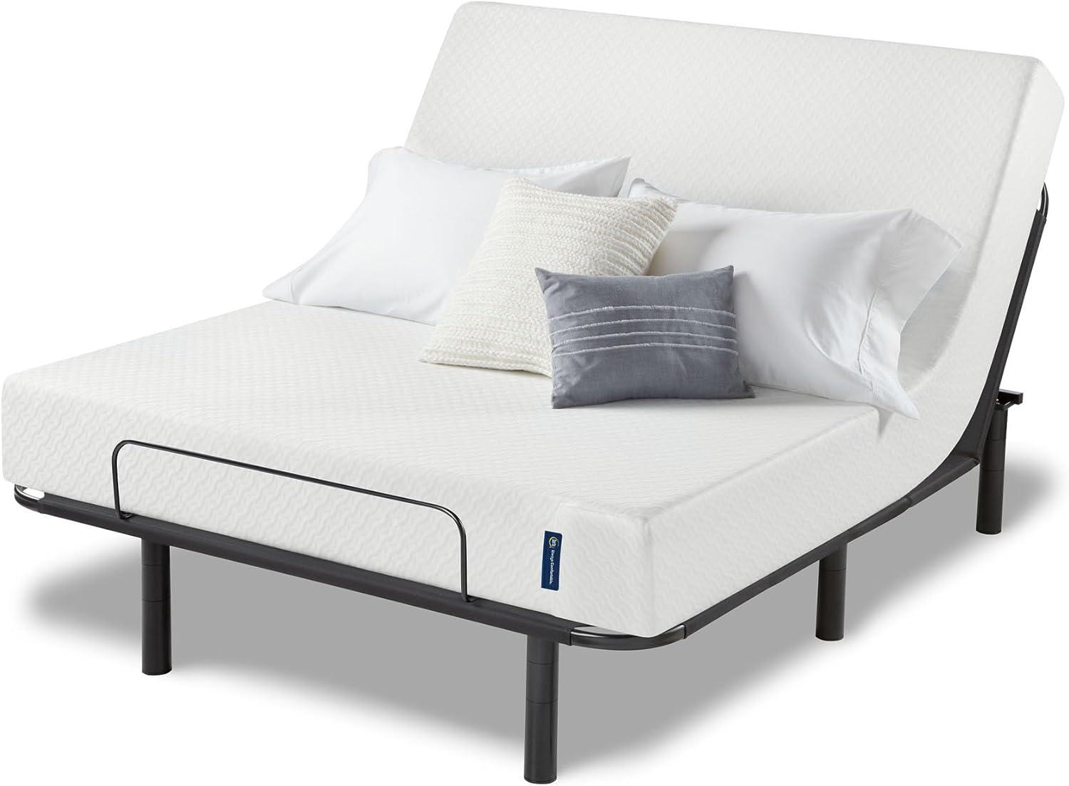 Serta 8" Full White Gel Memory Foam Mattress