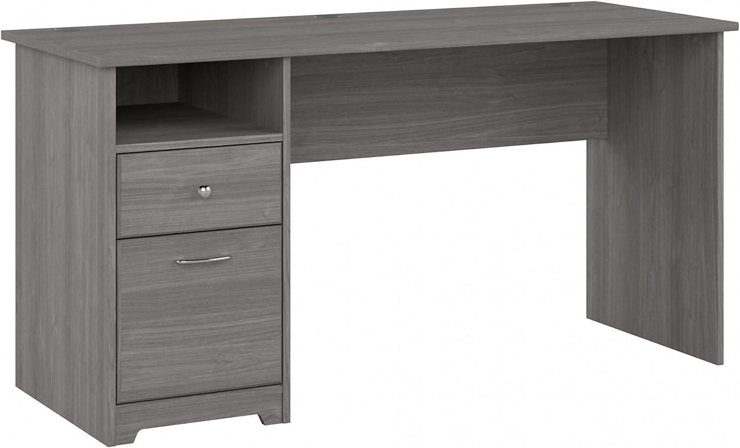 Cabot Modern Gray 60W Spacious Computer Desk with Drawers