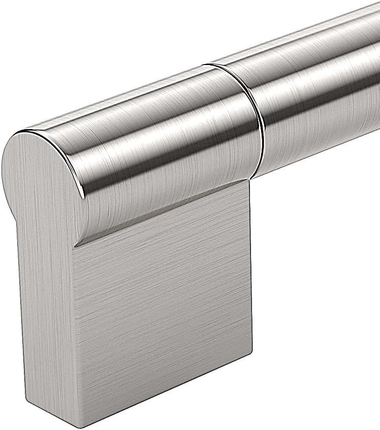 Brushed Nickel Modern Cabinet and Drawer Pull Handle