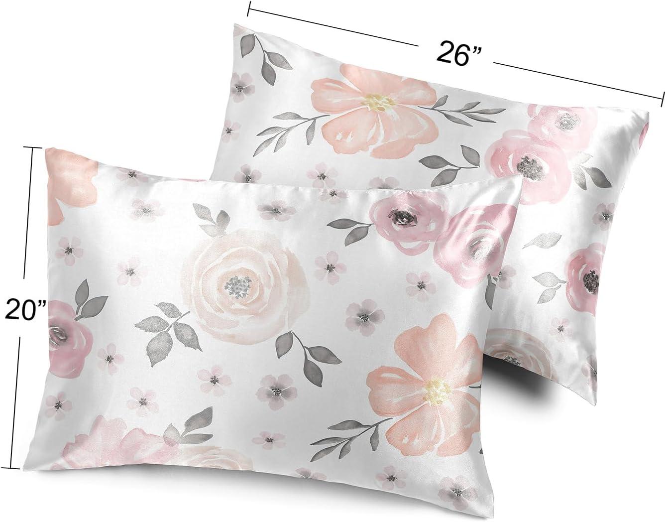 Sweet Jojo Designs Satin Floral - Set of 2