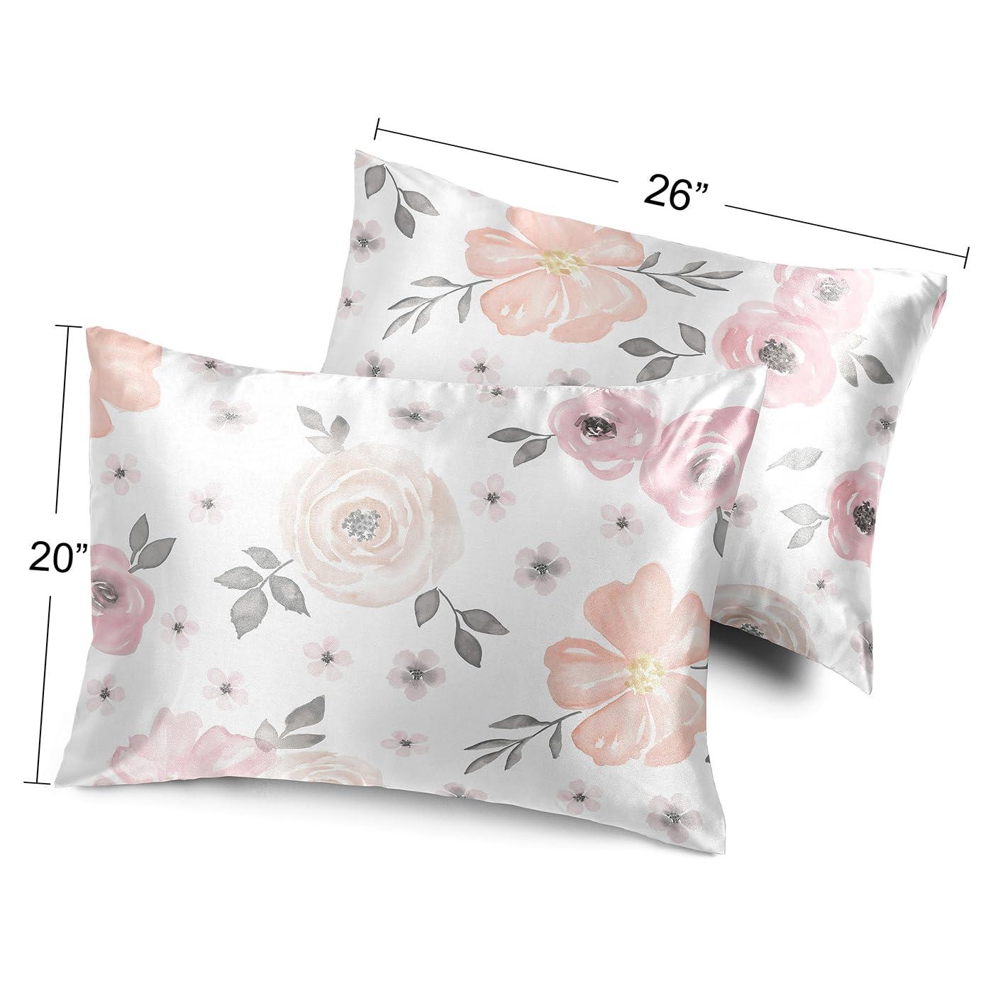 Sweet Jojo Designs Satin Floral - Set of 2