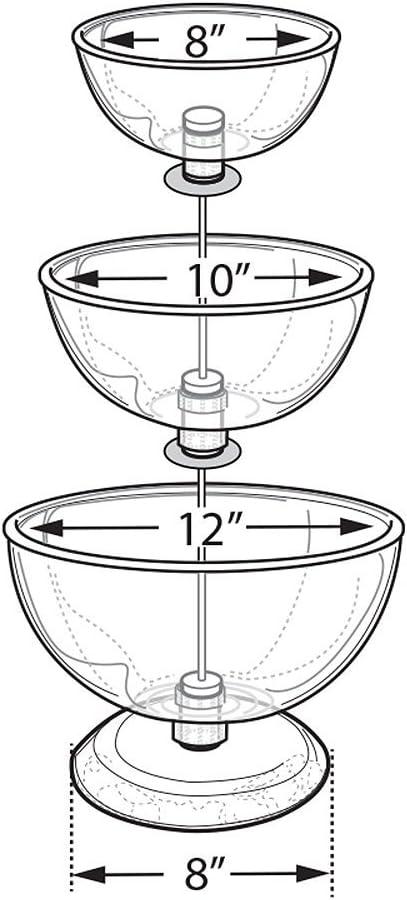 Extra Large Clear Acrylic Three-Tier Display Rack