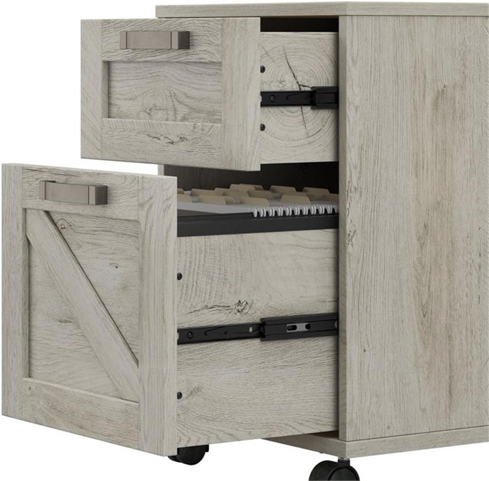 Cowden 16"W 2 -Drawer Mobile Vertical Filing Cabinet