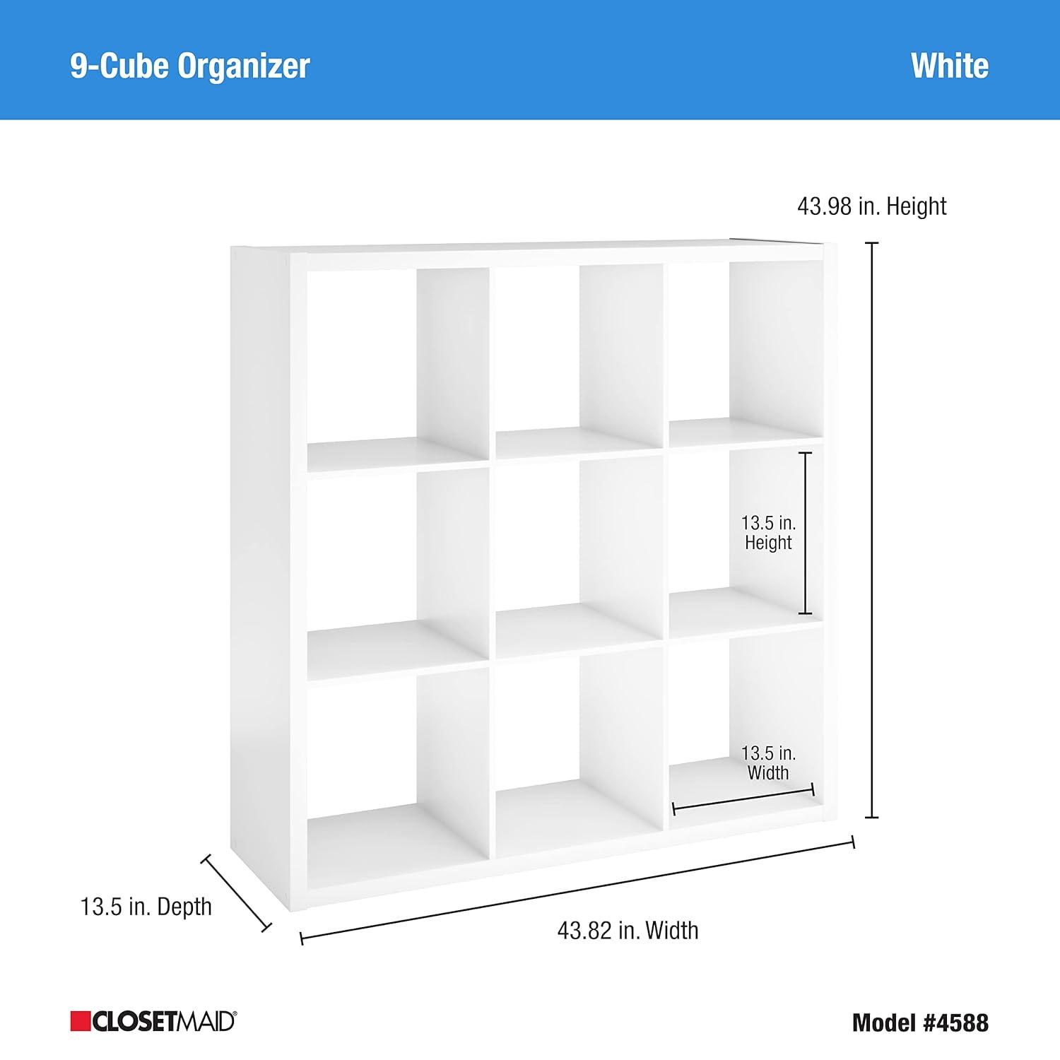 43.98" H x 43.82" W Decorative Cube Bookcase