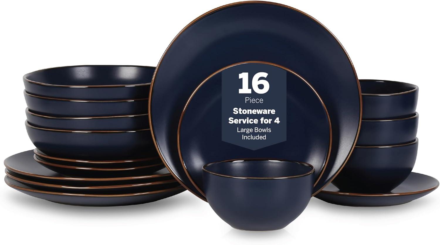Brasa 16-Piece Dinnerware Set Stoneware