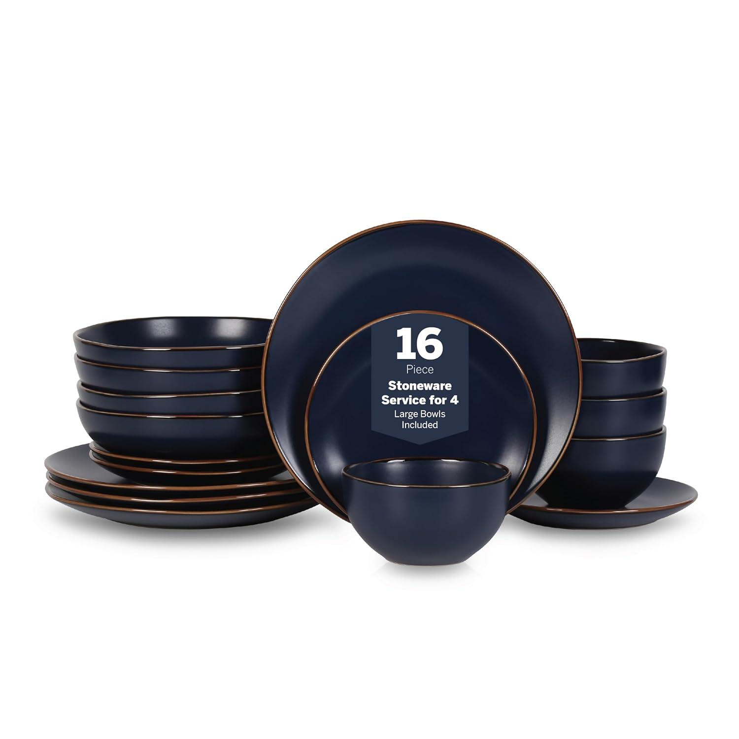 Brasa 16-Piece Dinnerware Set Stoneware