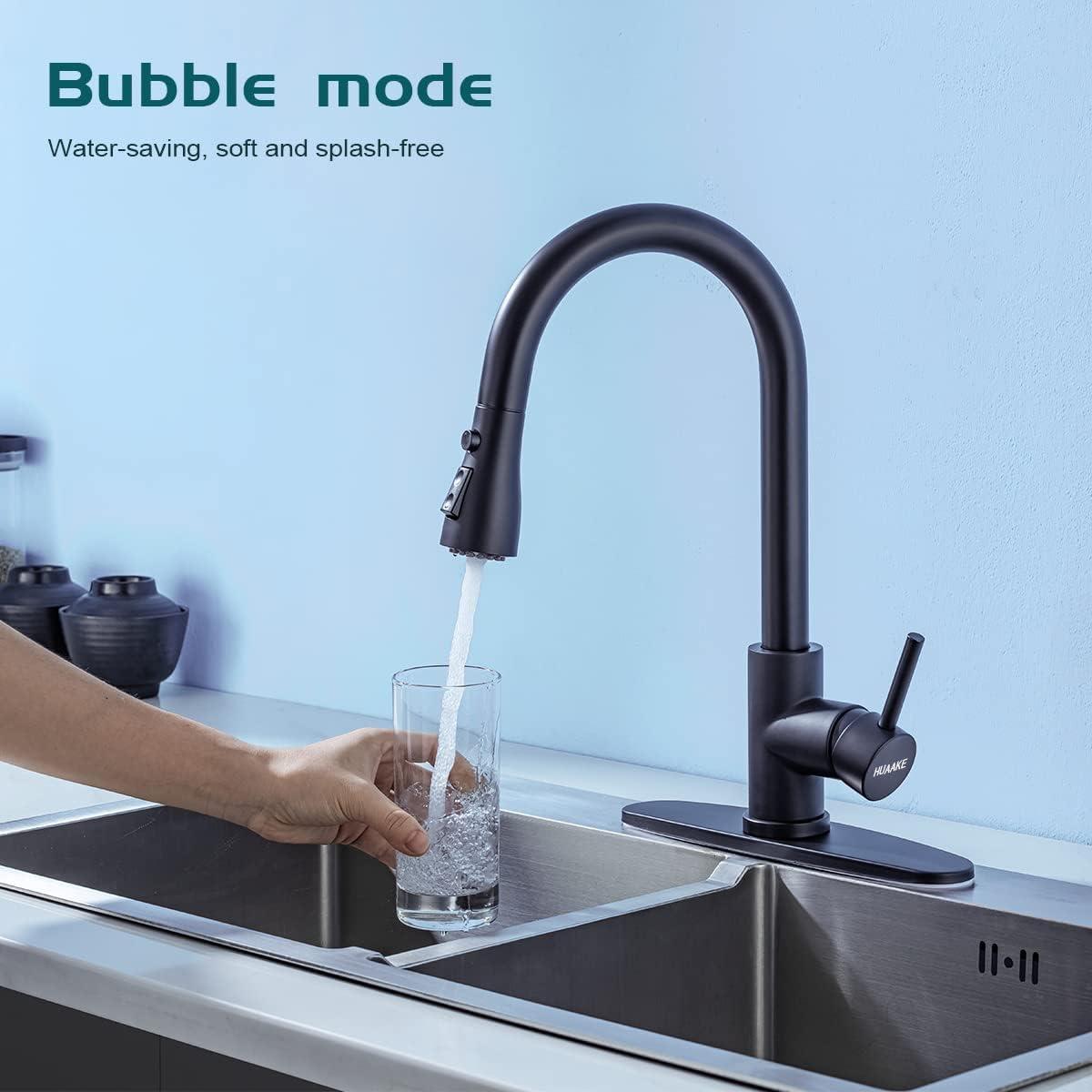 Babevy Pull Down Kitchen Faucet