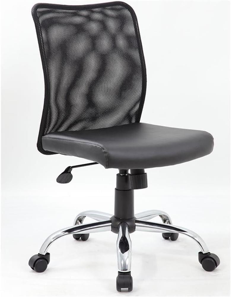 Boss Office Budget Mesh Back Swivel Task Chair in Black