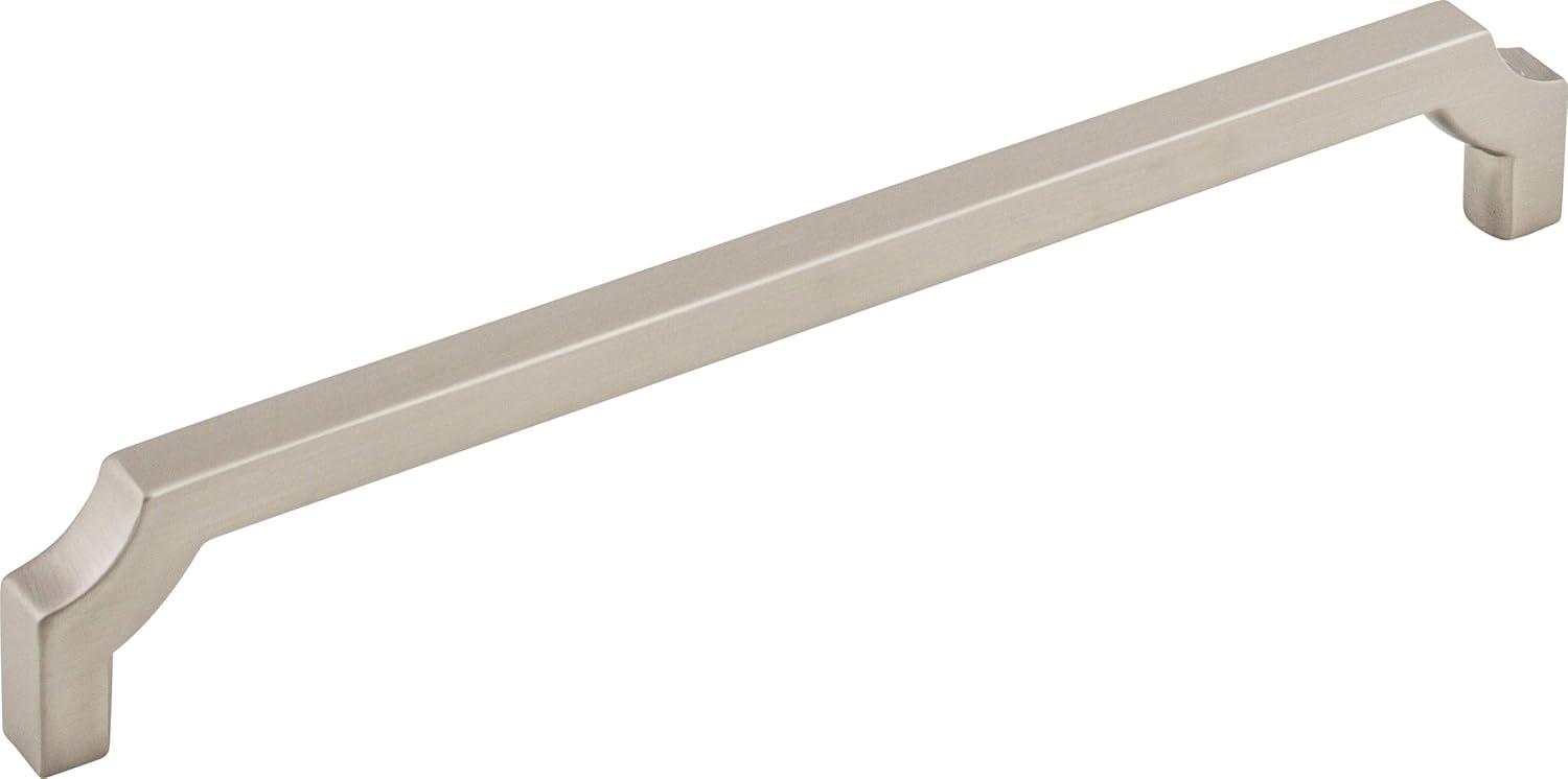 Ellis Brushed Satin Nickel 8" Cabinet Bar Pull