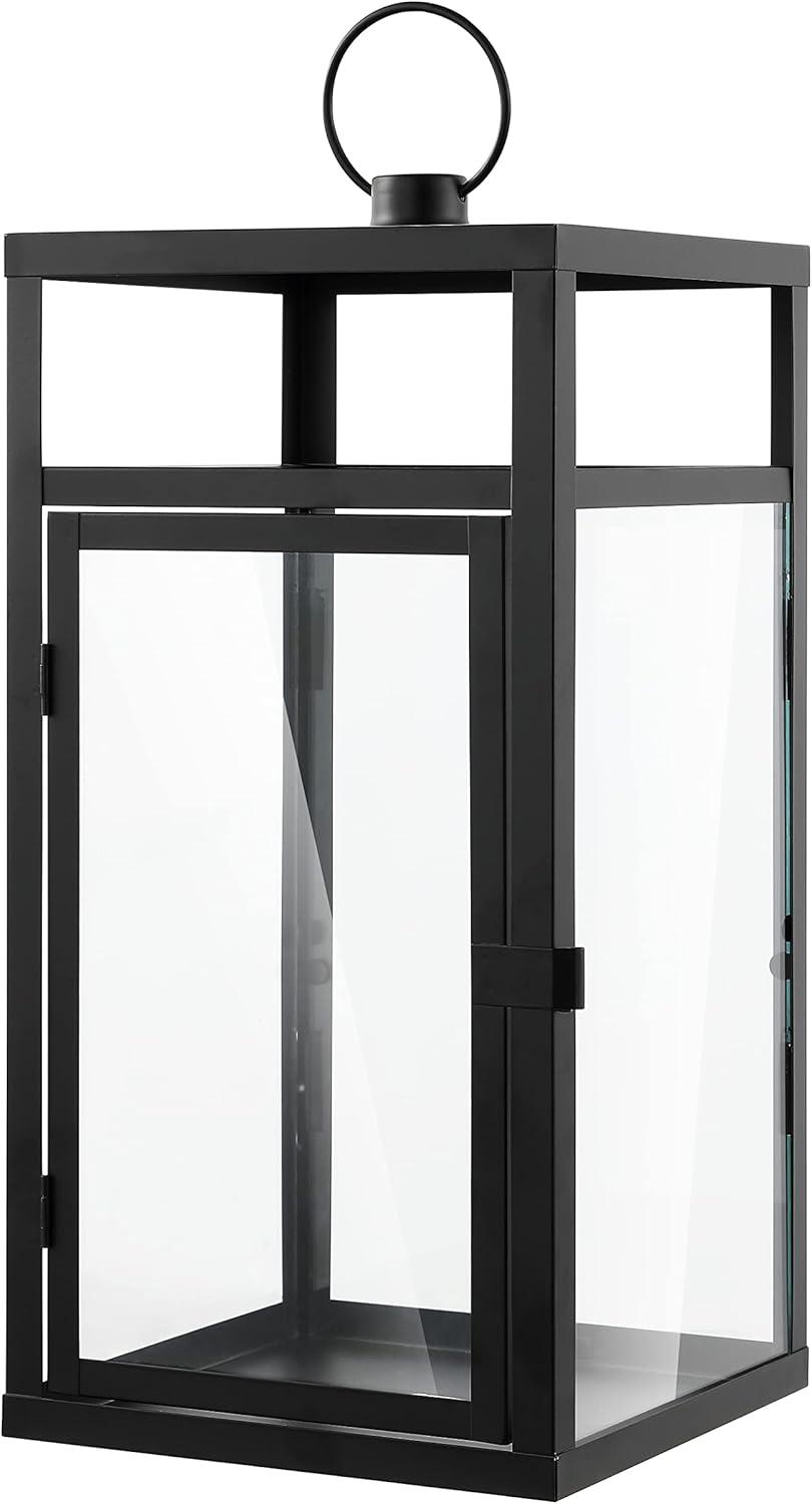 Fraleigh 20" Outdoor Lantern - Black - Safavieh.