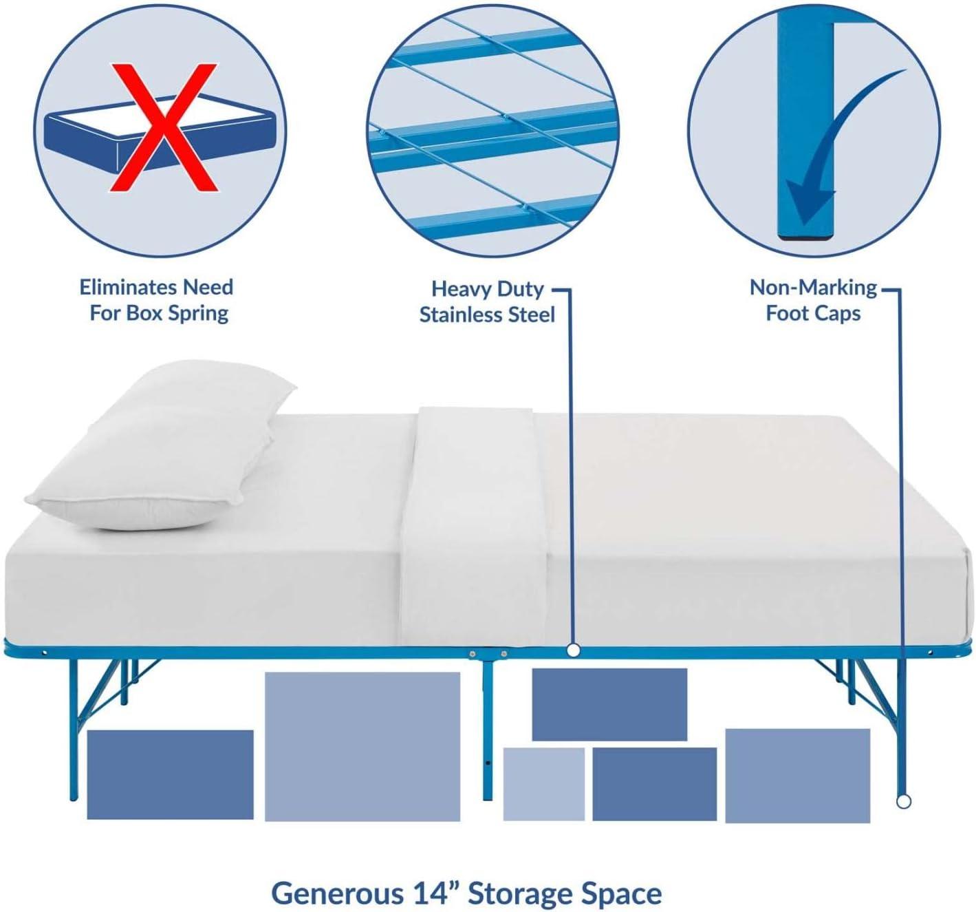 Modway Horizon Stainless Steel Bed Frame