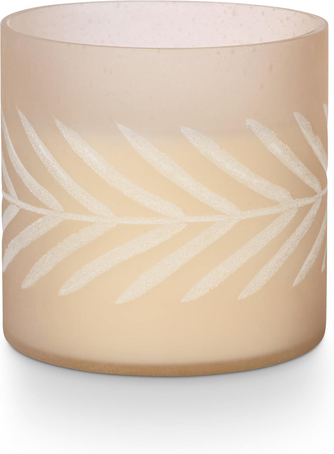 Autumn Sage Scented Soy Candle in Frosted Glass