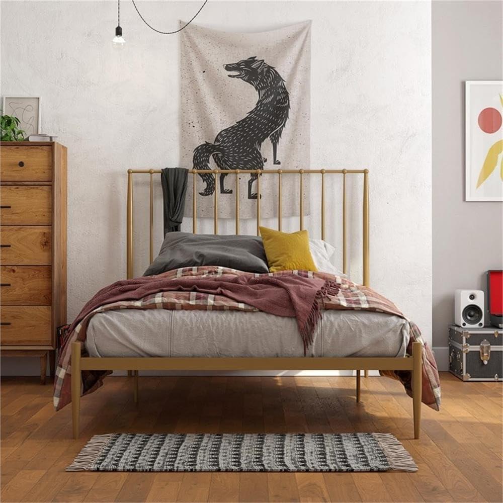 Nicole Modern Metal Platform Bed