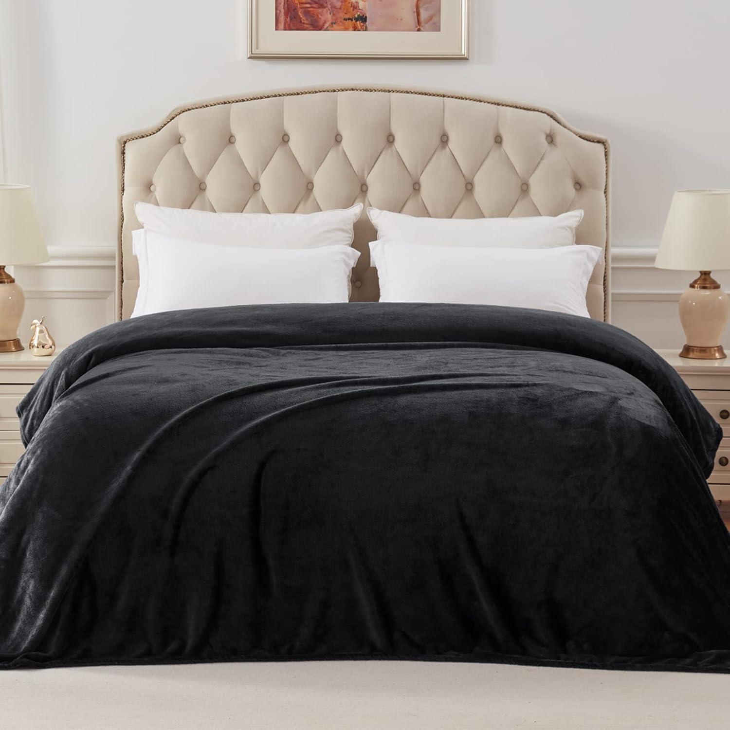 Bare Home Bare Home Microplush Fleece Blanket - Fuzzy, Warm, Bed/Throw Blanket