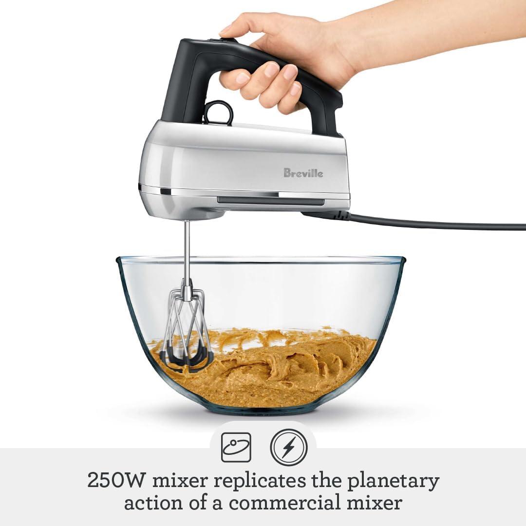 Breville ® Handy Mix Scraper ™ 9-Speed Hand Mixer in Silver