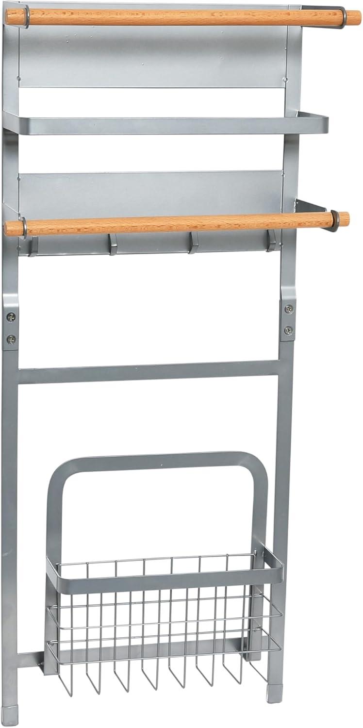 Metal Magnetic Spice Organizer, Grey