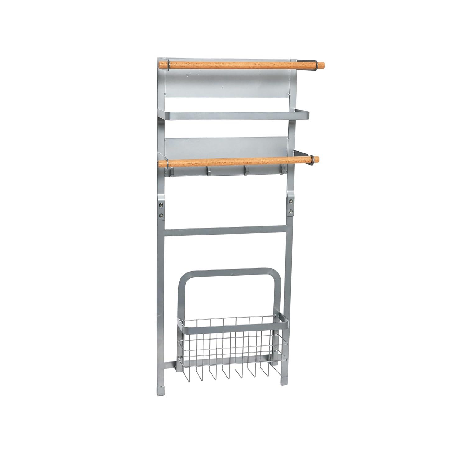 Metal Magnetic Spice Organizer, Grey