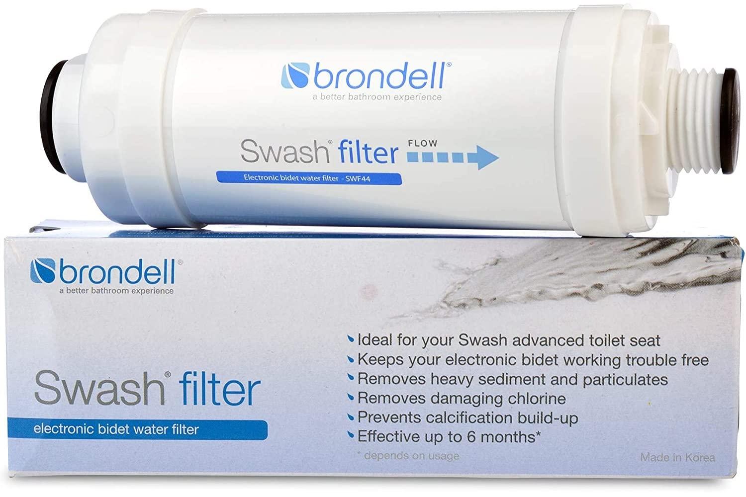 Swash Bidet Water Filter in White