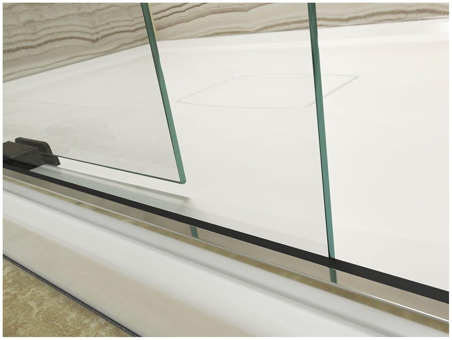 Levity 59.62" x 62" Bypass Bath Door with CleanCoat® Technology
