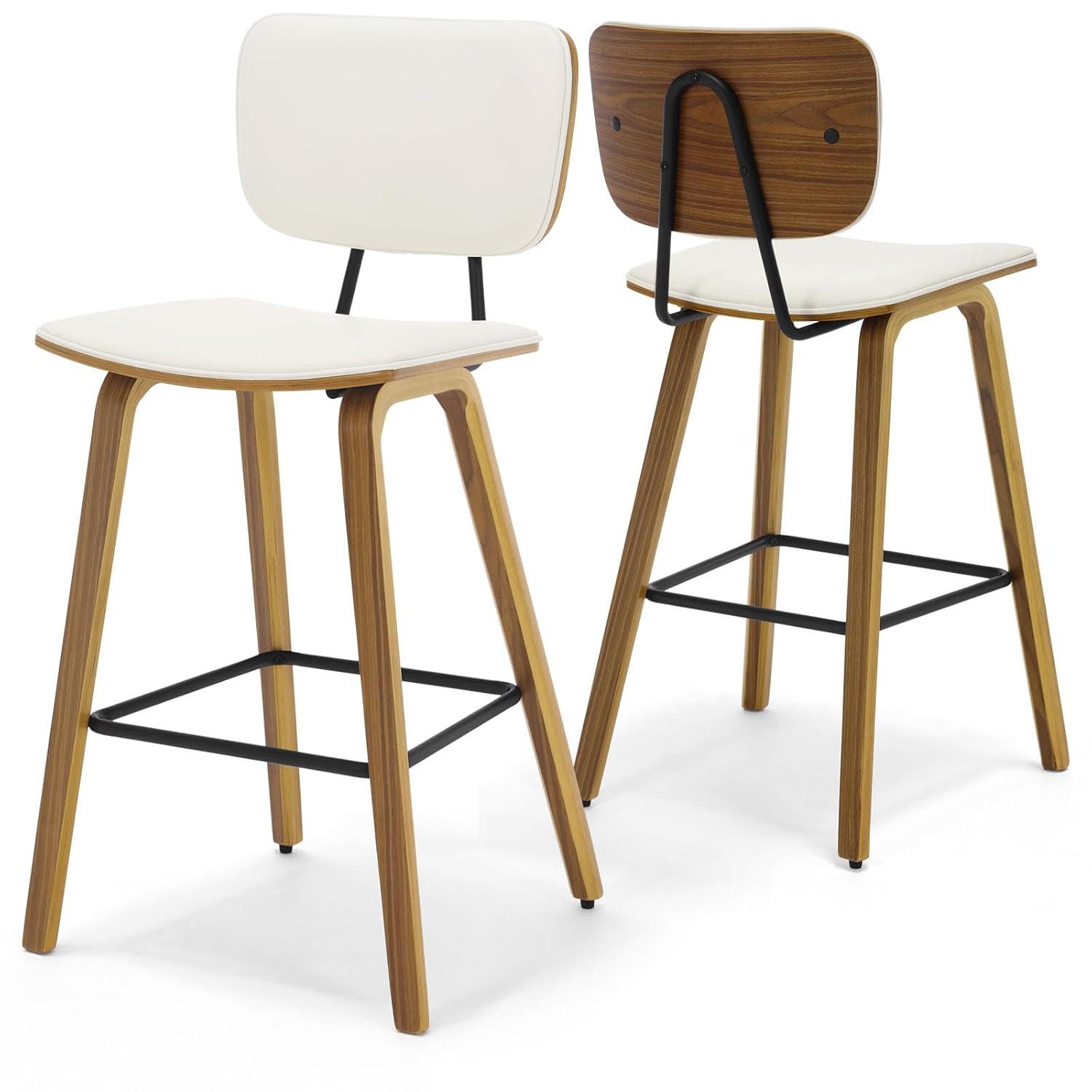 Corrigan Studio® 26" Upholstered Counter Height Bar Stools