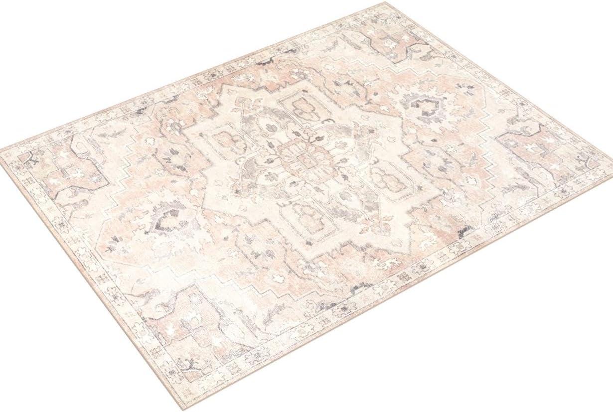 Becki Owens x Livabliss Elle Oriental Rose Smoke Area Rug