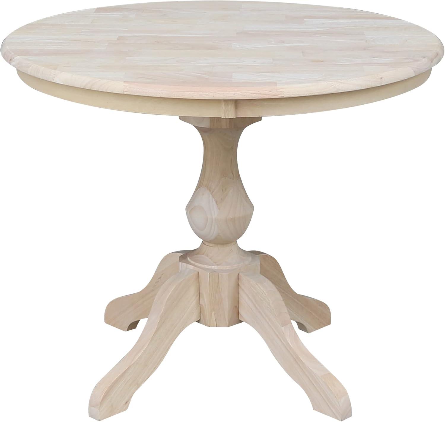 International Concepts 36" Round Top Pedestal Table - 28.9"H