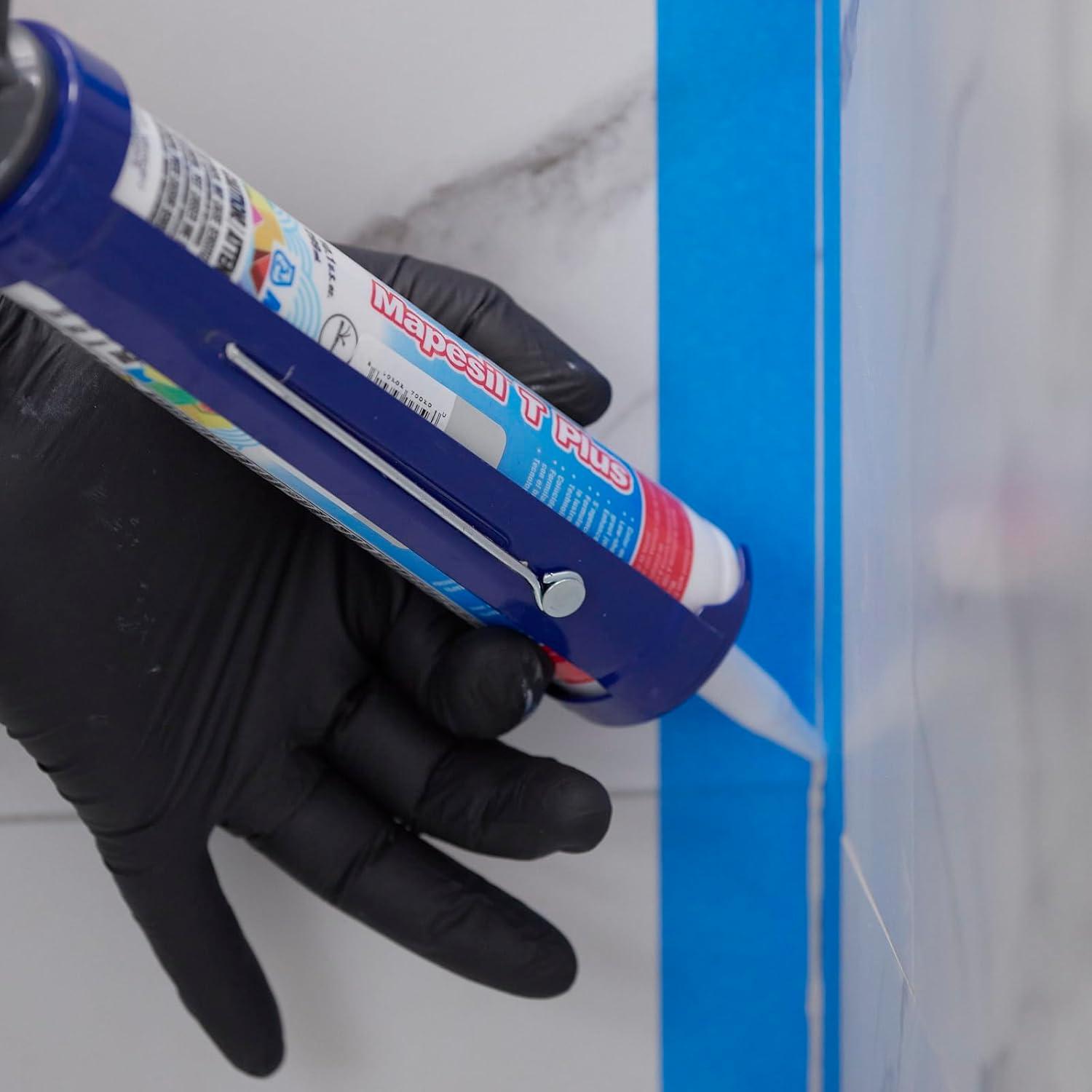MAPEI Mapesil T Plus 10.1-oz Tile & grout Jet Black #5118 Silicone Caulk