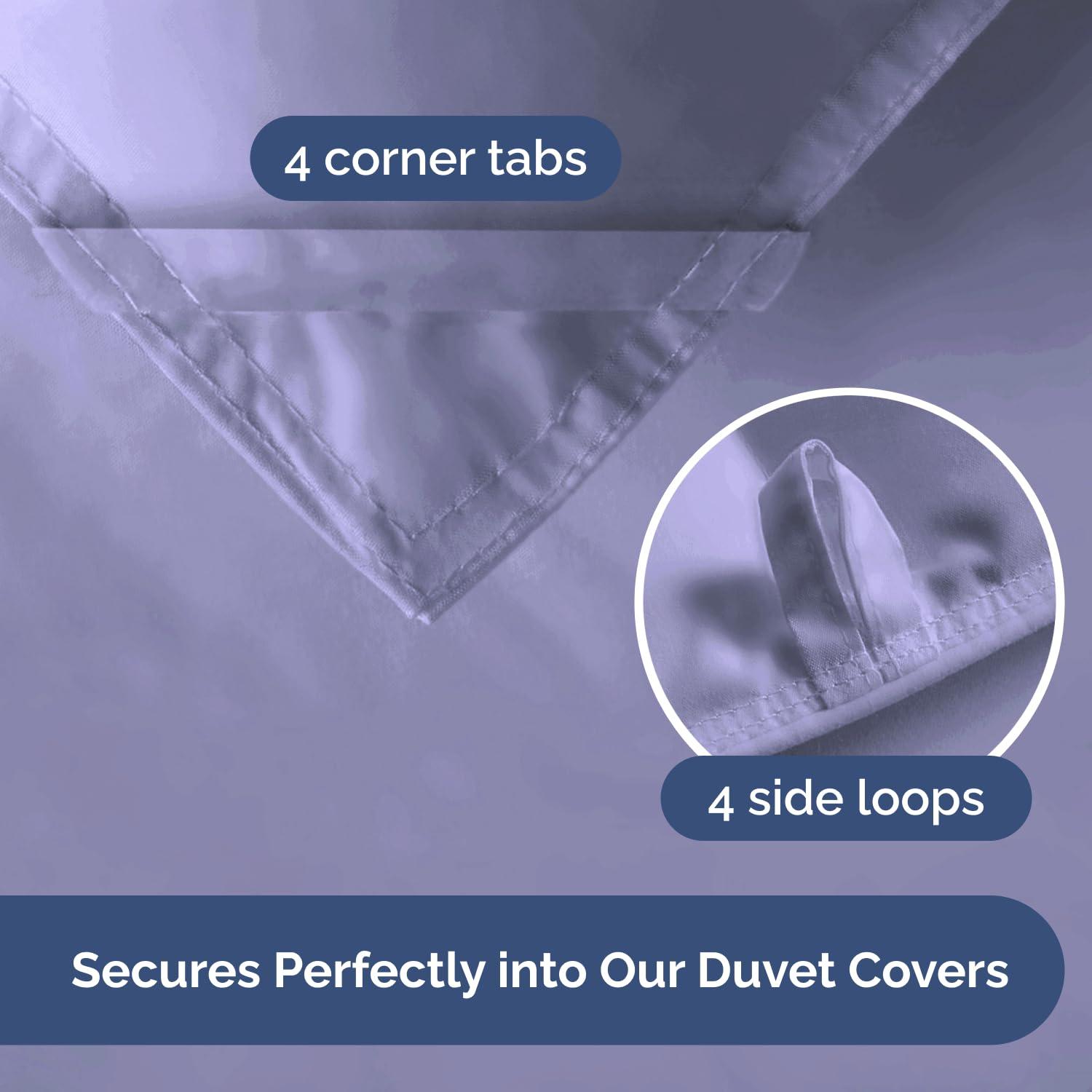 CGK Linens Premium All-Season Down Alternative Comforter - Fluffy Oversized Duvet Insert in Lavender, Size Full