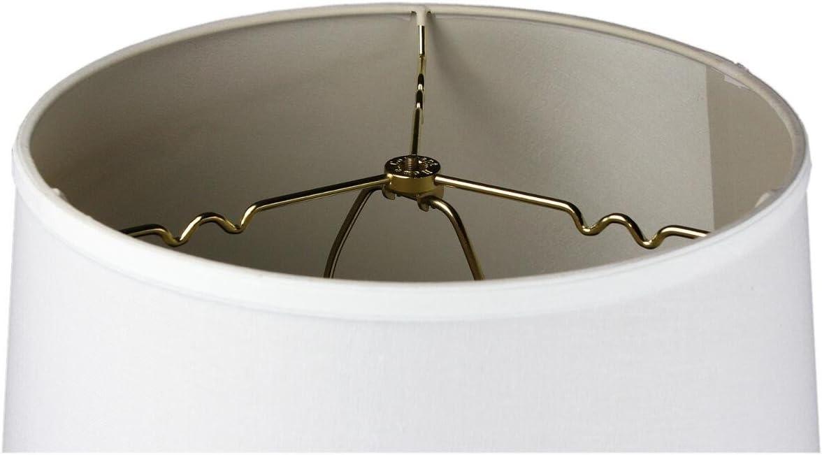 1-Light Plug In Swag Pendant Ceiling Light White Shade 16"w