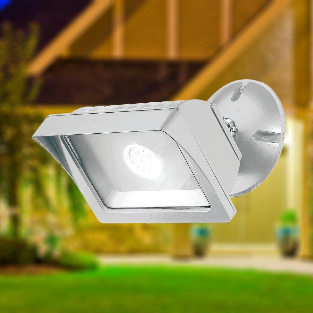 Designers Fountain FL2016N40-06 Integrated Led Adjustable Single-Head White Outdoor Flood Light 1775 lm 4000K