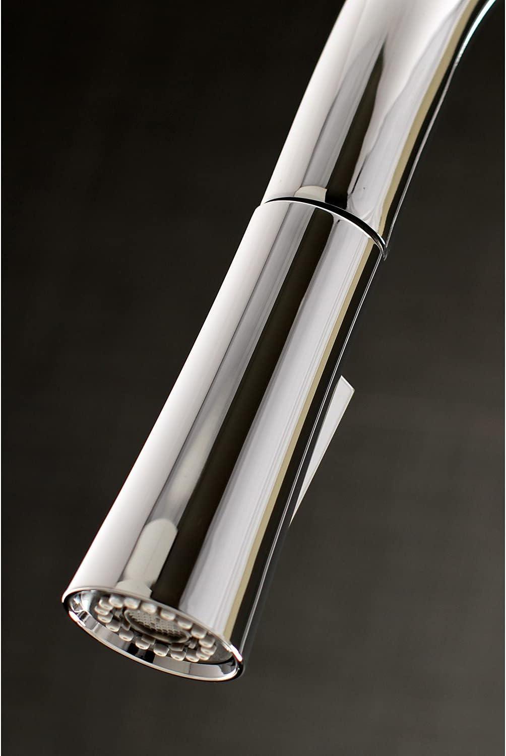 Kingston Brass New York Single-Handle Pull-Down Kitchen Faucet
