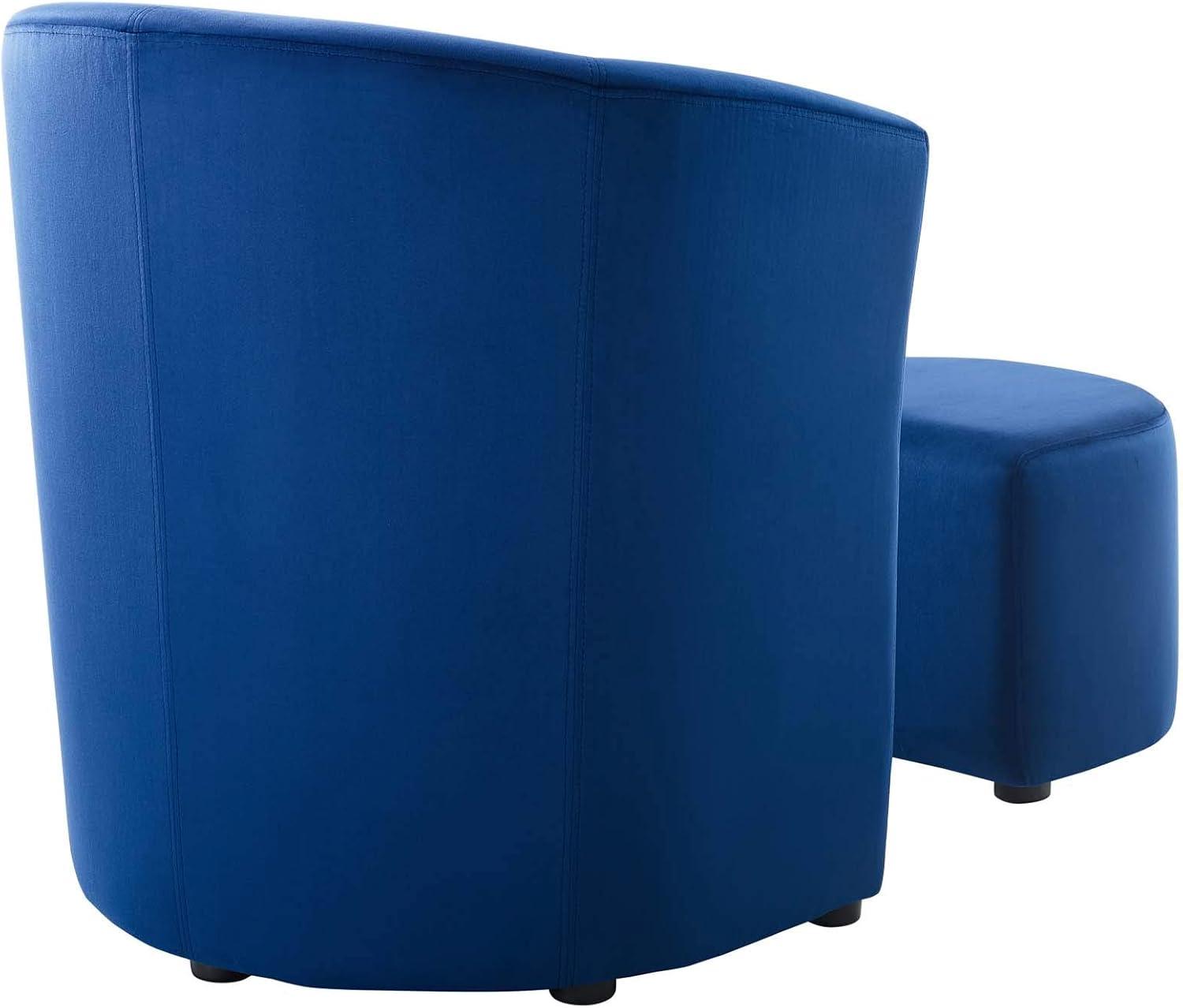 Divulge Performance Velvet Arm Chair and Ottoman Set by Modway