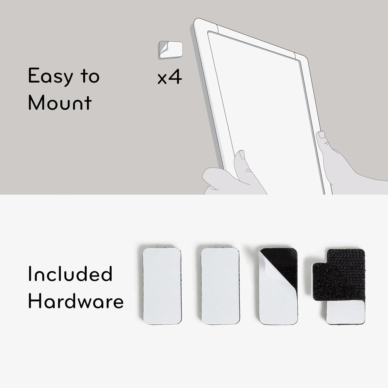U Brands Freestanding Steel Magnetic Mini - Up To 2' Whiteboard