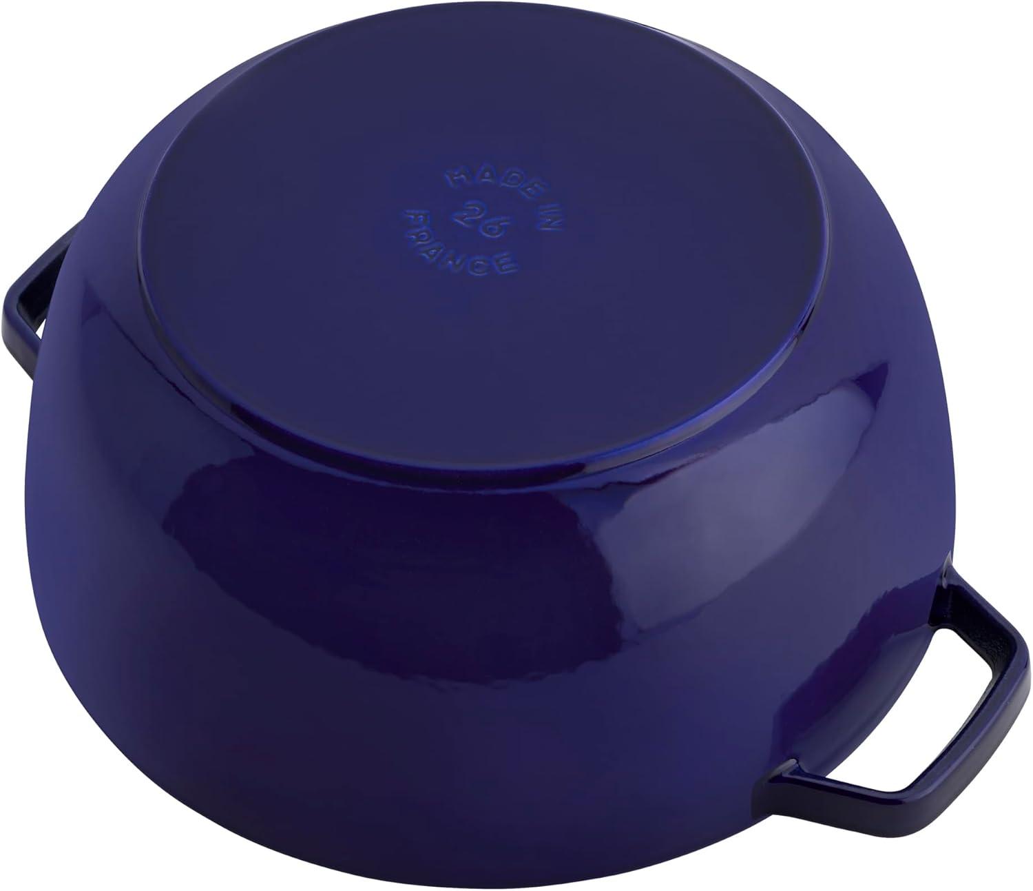Staub ® Dark Blue Cast Iron 5-Qt. Essential French Oven